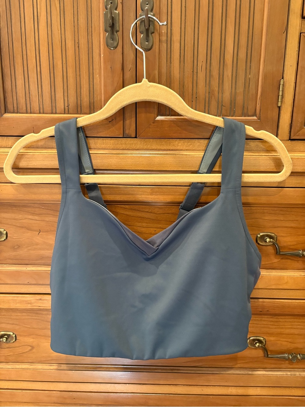 Brooks High Support Sports Bra 40F Gray Hook Racerback Adjustable Convert NWOT